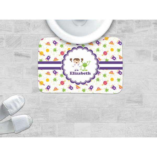 Girls Space Themed Memory Foam Bath Mat - LIFESTYLE