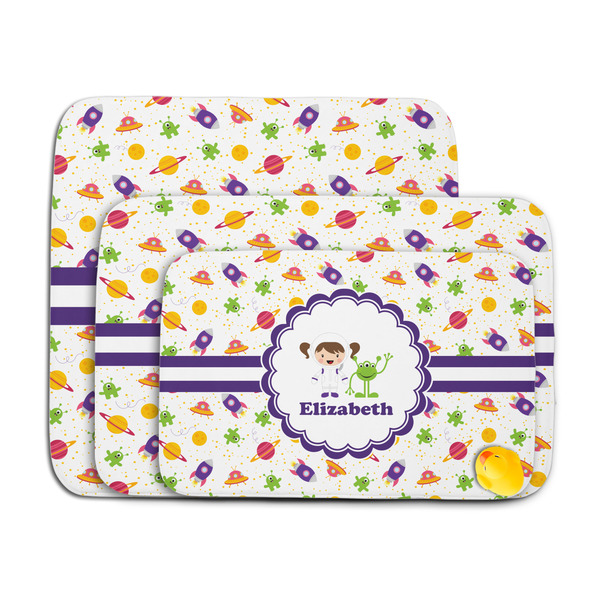 Girls Space Themed Memory Foam Bath Mat - MAIN PARENT