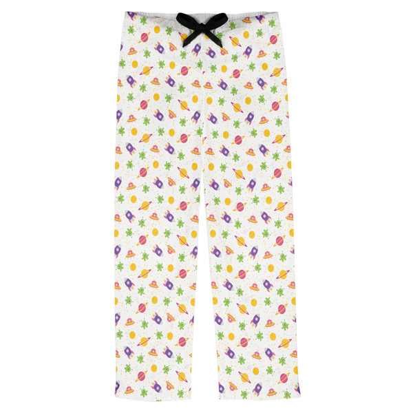 Custom Girls Space Themed Mens Pajama Pants - 2XL