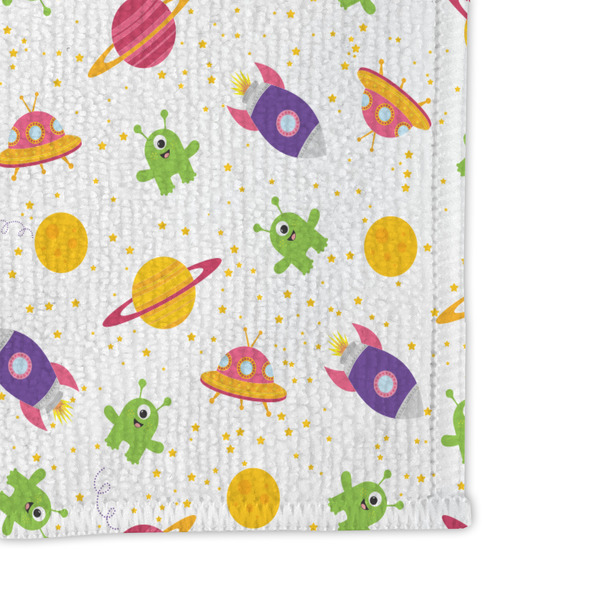 Girls Space Themed Microfiber Dish Rag - DETAIL