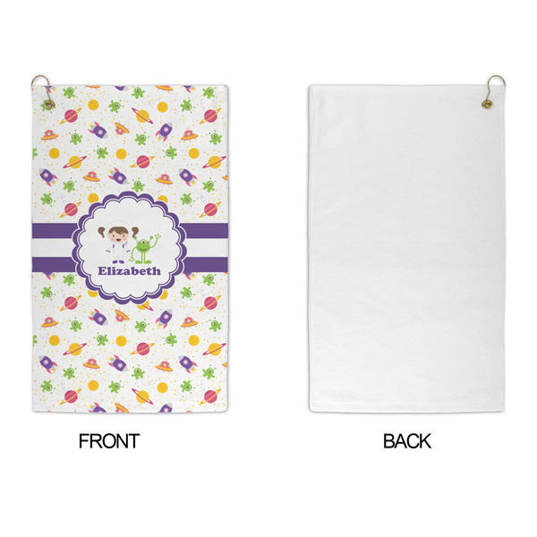 Girls Space Themed Microfiber Golf Towels - APPROVAL