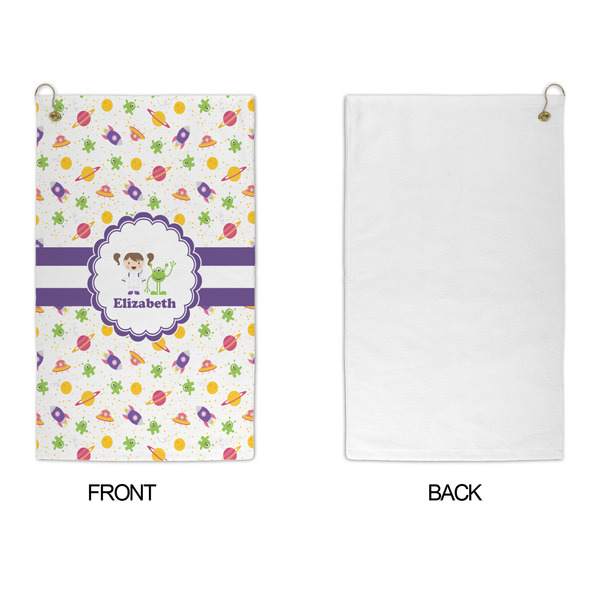 Girls Space Themed Microfiber Golf Towels - APPROVAL