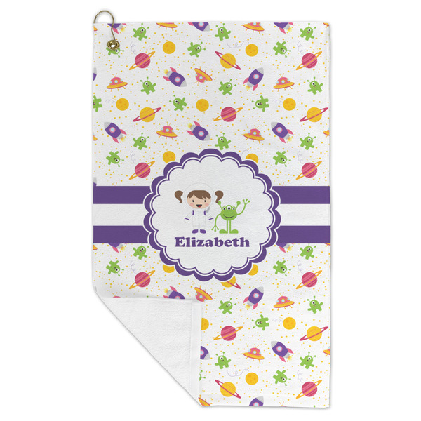 Girls Space Themed Microfiber Golf Towels - FOLD