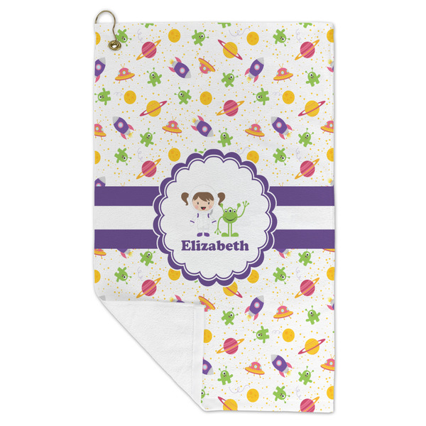 Girls Space Themed Microfiber Golf Towels - FOLD