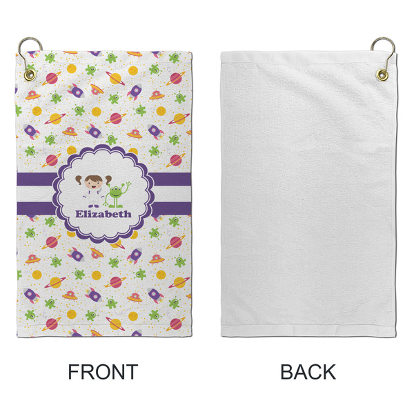 Girls Space Themed Microfiber Golf Towels - Small - APPROVAL
