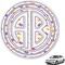 Girls Space Themed Monogram Car Decal