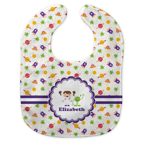 Girls Space Themed New Bib Flat Approval