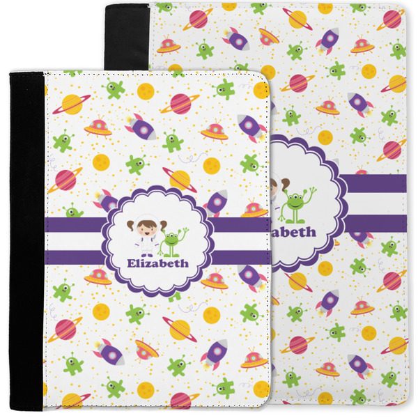 Girls Space Themed Notebook Padfolio - MAIN