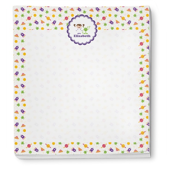 Girls Space Themed Notepad - Apvl