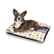 Girls Space Themed Outdoor Dog Beds - Medium - IN CONTEXT