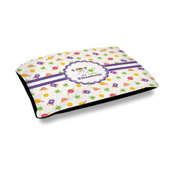 Girls Space Themed Outdoor Dog Bed - Medium (Personalized)
