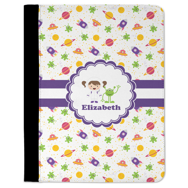 Custom Girls Space Themed Padfolio Clipboard (Personalized)