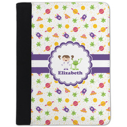 Girls Space Themed Padfolio Clipboard - Small (Personalized)