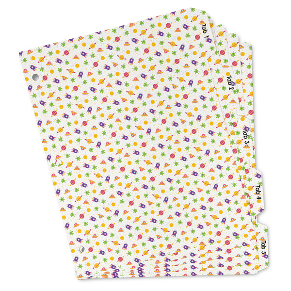 Custom Girls Space Themed Binder Tab Divider Set (Personalized)