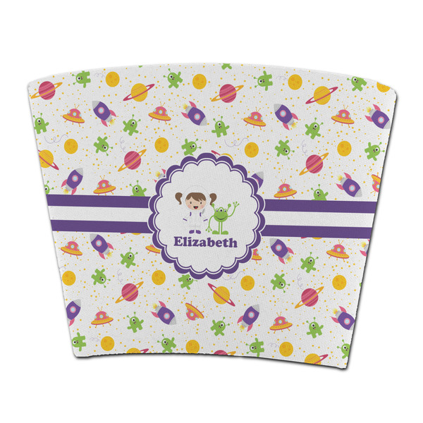 Custom Girls Space Themed Party Cup Sleeve - without bottom (Personalized)
