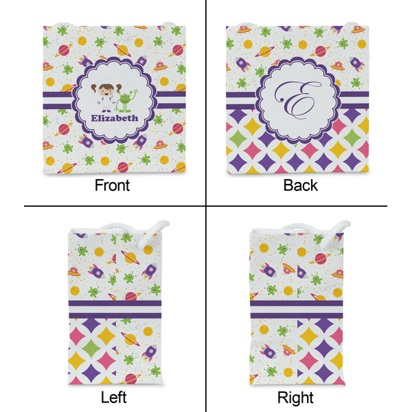 Girls Space Themed Party Favor Gift Bag - Matte - Approval