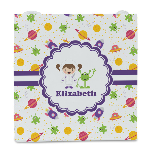 Girls Space Themed Party Favor Gift Bag - Matte - Front