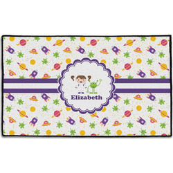 Girls Space Themed Door Mat - 60"x36" (Personalized)