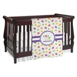 Girls Space Themed Baby Blanket (Personalized)