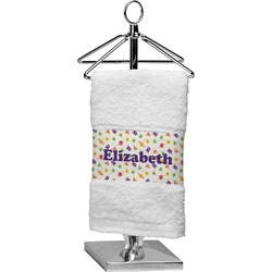 Girls Space Themed Cotton Finger Tip Towel (Personalized)