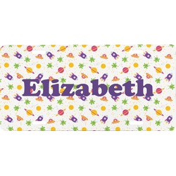 Girls Space Themed Front License Plate (Personalized)