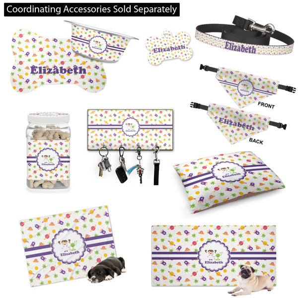 Girls Space Themed Customized Pet Accessories