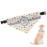Girls Space Themed Dog Bandana - Small (Personalized)