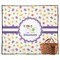Girls Space Themed Outdoor Picnic Blanket (Personalized)