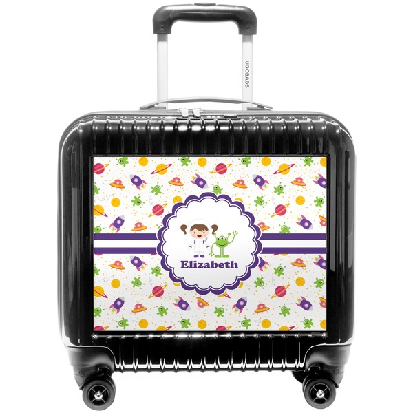 Custom Girls Space Themed Pilot / Flight Suitcase (Personalized)