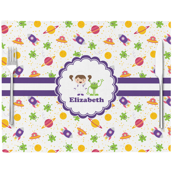 Girls Space Themed Placemat with Props