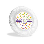 Girls Space Themed Plastic Party Appetizer & Dessert Plates - 6" (Personalized)