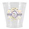 Girls Space Themed Plastic Shot Glass (Personalized)