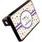 Girls Space Themed Rectangular Trailer Hitch Cover - 2" (Personalized)