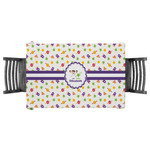 Girls Space Themed Tablecloth - 58"x58" (Personalized)