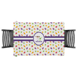 Girls Space Themed Tablecloth - 58"x58" (Personalized)
