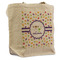 Girls Space Themed Reusable Cotton Grocery Bag - Front View