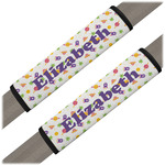 Girls Space Themed Seat Belt Covers (Set of 2) (Personalized)