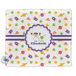 Girls Space Themed Security Blanket - Single Sided (Personalized)