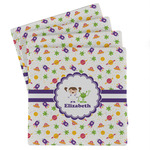 Girls Space Themed Absorbent Stone Coasters - Set of 4 (Personalized)