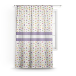 Girls Space Themed Sheer Curtain - 50"x84"