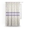 Girls Space Themed Sheer Curtain With Window and Rod