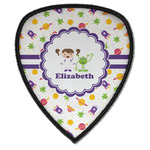 Girls Space Themed Iron on Shield Patch A w/ Name or Text