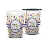 Girls Space Themed Ceramic Shot Glass - 1.5 oz (Personalized)