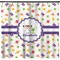 Girls Space Themed Shower Curtain (Personalized) (Non-Approval)