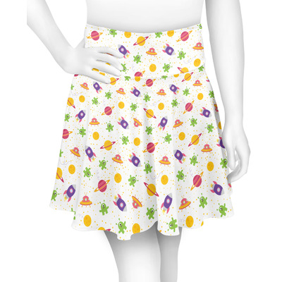 Girls Space Themed Skater Skirt (Personalized)