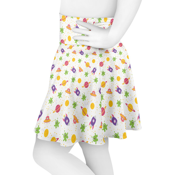 Girls Space Themed Skater Skirt - Side