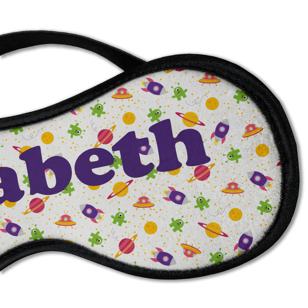 Girls Space Themed Sleeping Eye Mask - DETAIL Large
