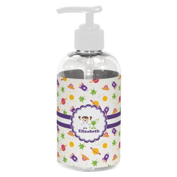 Girls Space Themed Small Liquid Dispenser (8 oz) - White
