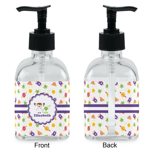 Girls Space Themed Glass Soap/Lotion Dispenser - Approval