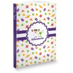 Girls Space Themed Softbound Notebook - 7.25" x 10" (Personalized)